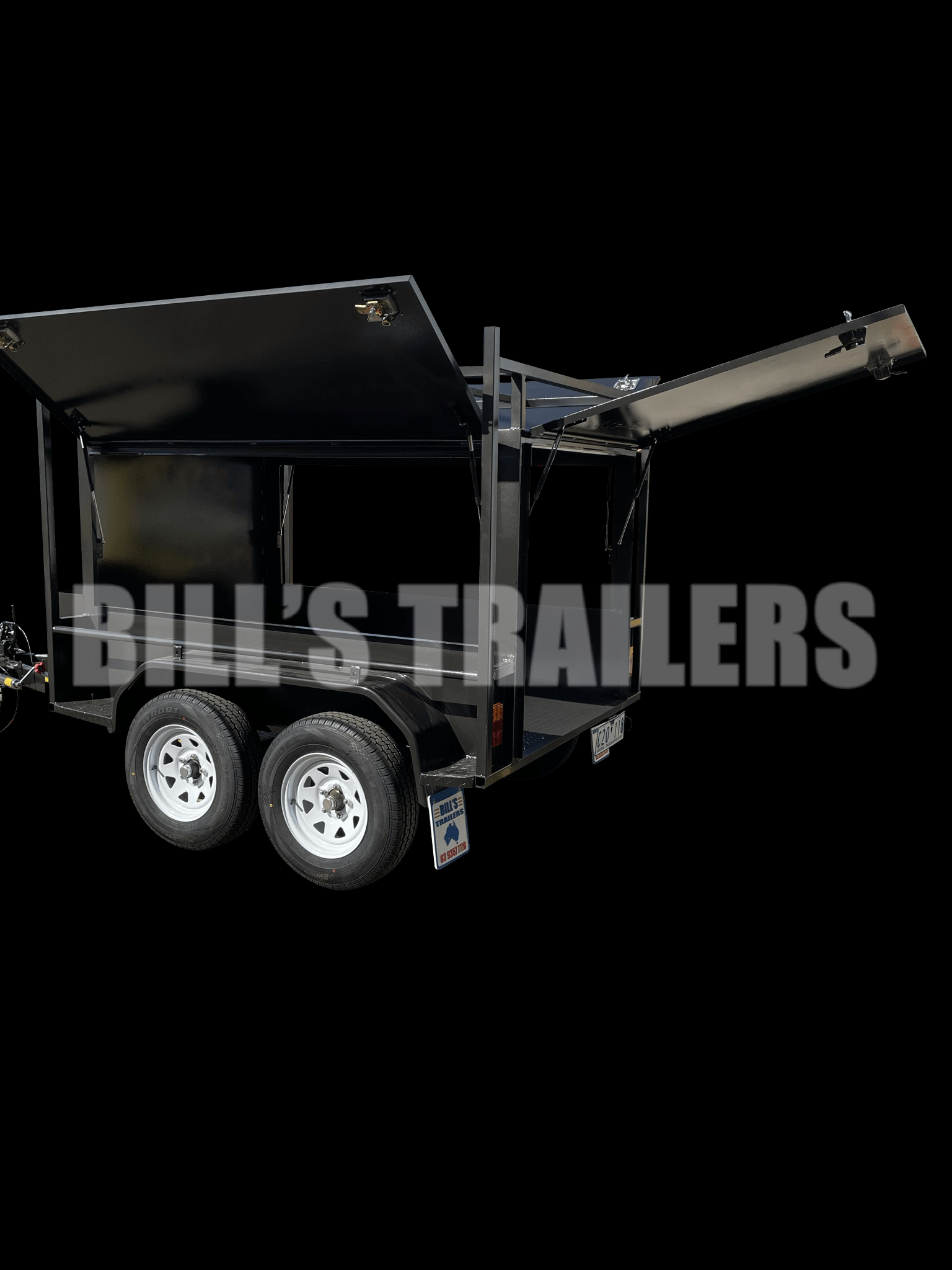 7X4 T/Top Trailer Square Shape » Bill's Trailers - Custom Trailer ...